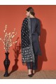 Magic Cotton Embroidered Grey Kurta Set