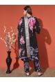 black muslin kurta set