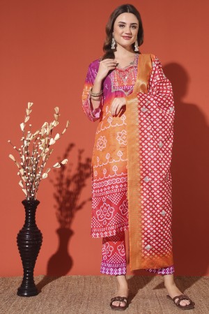 Multicolor digital print Kurta set,