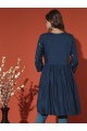 Dark Blue Rayon kurta